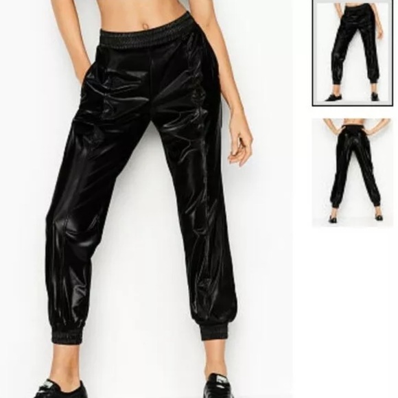 SALE🎉VICTORIA’S SECRET XS M L JOGGERS METALLIC - Picture 1 of 2